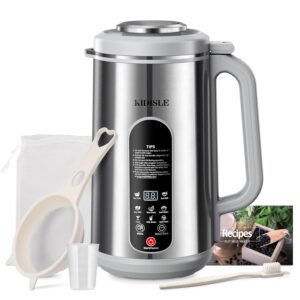 8 in 1 Nut Milk Maker, 42oz Homemade Almond, Oat, Coconut, Plant Based Milks and Non Dairy Beverages, Stainless Steel Automatic Soy Milk Machine with Delay Start/Keep Warm/Boil... 8 in 1 Nut Milk Maker, 42oz Homemade Almond, Oat, Coconut, Plant Based Milks and Non Dairy Beverages, Stainless Steel Automatic Soy Milk Machine with Delay Start/Keep Warm/Boil...