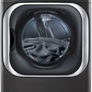 9.0 cu. ft. Mega Capacity Smart wi-fi Enabled Front Load Electric Dryer with TurboSteam™ and Built-In Intelligence
