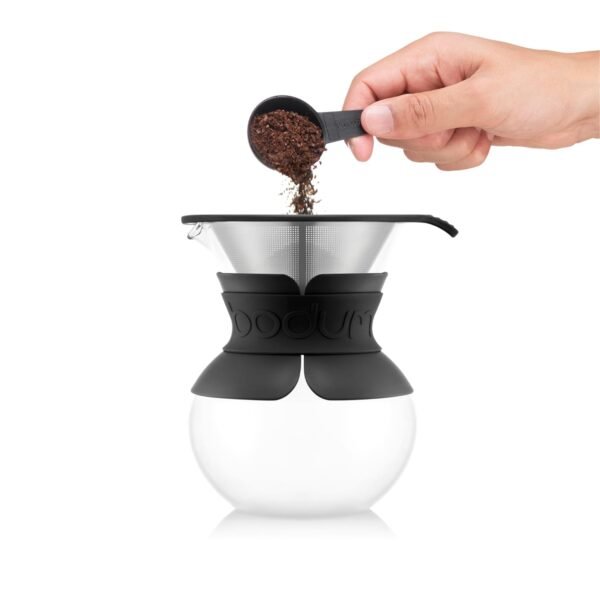 Bodum Pour Over Coffee Maker Review High Heat Glass with Stainless Steel Filter