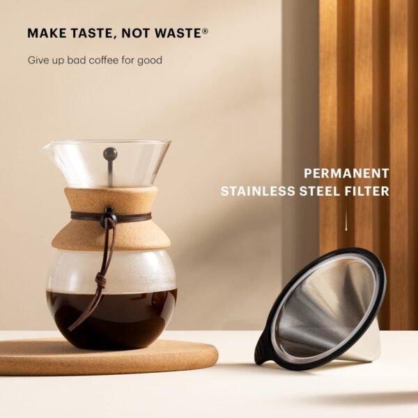 Bodum Pour Over Coffee Maker Review Unveils Cork 34oz Model’s Flavorful Brew