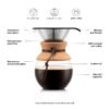 Bodum Pour Over Coffee Maker Review Unveils Cork 34oz Model’s Flavorful Brew