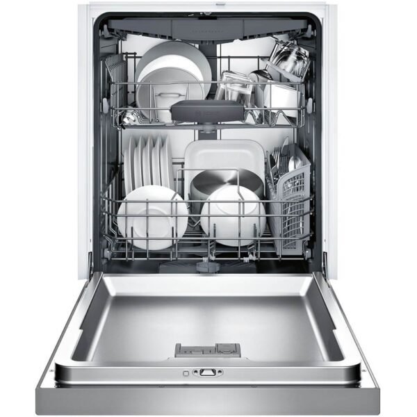 Built-In Dishwasher Bosch SHEM63W55N Review Sanitize Option and PureDry System Tested