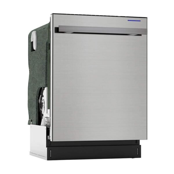 Built-In Dishwasher Review Sharp SDW6757ES Stainless Steel with Soil Sensors and LED Lighting