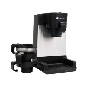 BUNN MCU My Cafe Single Cup Multi Use Coffee Brewer (Black/SST) BUNN MCU My Cafe Single Cup Multi Use Coffee Brewer (Black/SST)