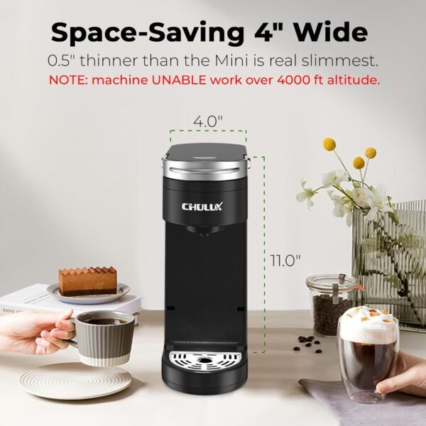 CHULUX Slim Single Serve Coffee Maker Review Best Compact K-Cup Brewer CHULUX Slim Single Serve Coffee Maker Review Best Compact K-Cup Brewer