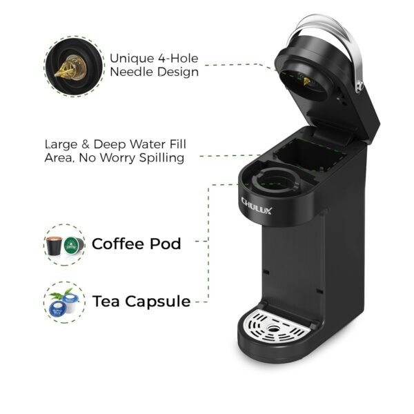 CHULUX Slim Single Serve Coffee Maker Review Best Compact K-Cup Brewer CHULUX Slim Single Serve Coffee Maker Review Best Compact K-Cup Brewer
