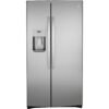 Compact Side By Side Refrigerator GE GZS22IYNFS Review Highlights Counter Depth Design and Features
