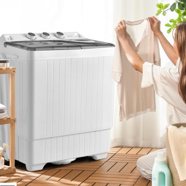 COSTWAY Portable Washing Machine Review High Capacity Compact Washer for Home and Dorm