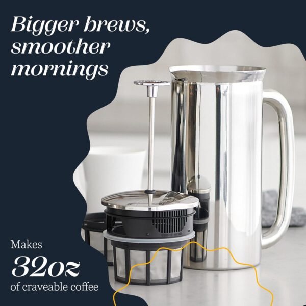 ESPRO P7 French Press Review Best Double-Walled Stainless Steel Coffee Maker