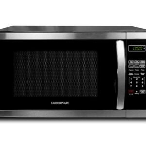 Farberware Classic Microwave Oven, 1.1 Cu. Ft.,1000-Watt, with Child Lock, Stainless Steel