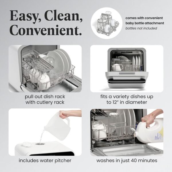 Farberware Portable Countertop Dishwasher Review Unveils Versatile 5-Program Cleaning Power Farberware Portable Countertop Dishwasher Review Unveils Versatile 5-Program Cleaning Power