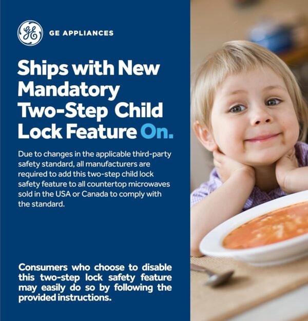 GE 1.0 Cu Ft Countertop Microwave Oven Review with Air Fry Convection Features