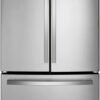 GE GNE27JYMFS 36" French Door Refrigerator with 27 cu. ft. Total Capacity Energy Star LED Lighting Internal Water Dispenser Spill-Proof Shelves in Fingerprint Resistant...