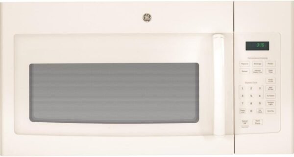 GE JVM3160DFCC 1.6 Cu. Ft. Over-The-Range Microwave Oven, Bisque, 1000 Watts-1029481, beige