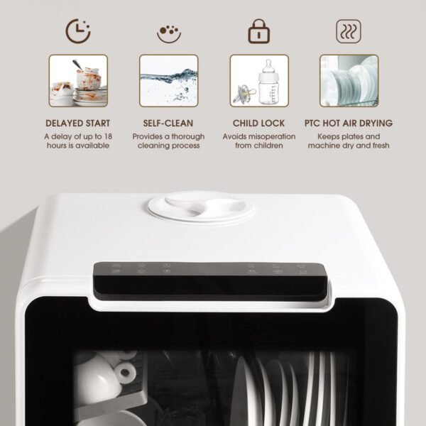 HAVA Countertop Dishwasher Review Exploring Features and Performance of the TDQR07 Model