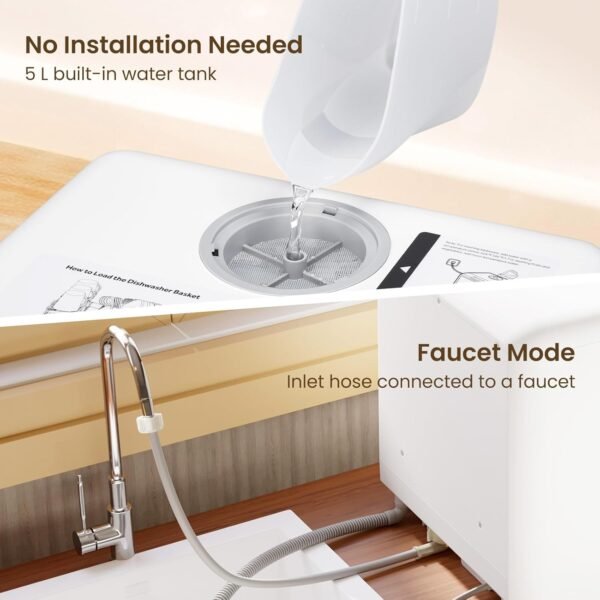 HAVA Countertop Dishwasher Review Portable 6-Program Compact Energy-Saving Appliance