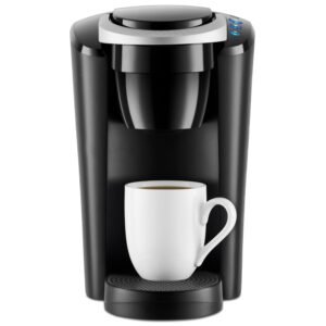 Keurig K-Compact Single-Serve K-Cup Pod Coffee Maker, with 3 Brew Sizes, Smart Start Feature, 36oz Removable Reservoir, Black Keurig K-Compact Single-Serve K-Cup Pod Coffee Maker, with 3 Brew Sizes, Smart Start Feature, 36oz Removable Reservoir, Black
