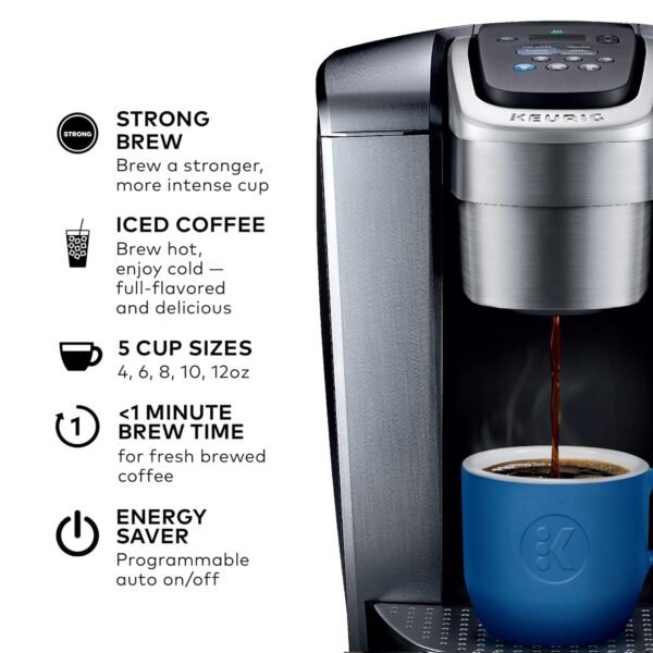 Keurig K-Elite Single Serve Coffee Maker Review Strength Temperature Control Features Explored