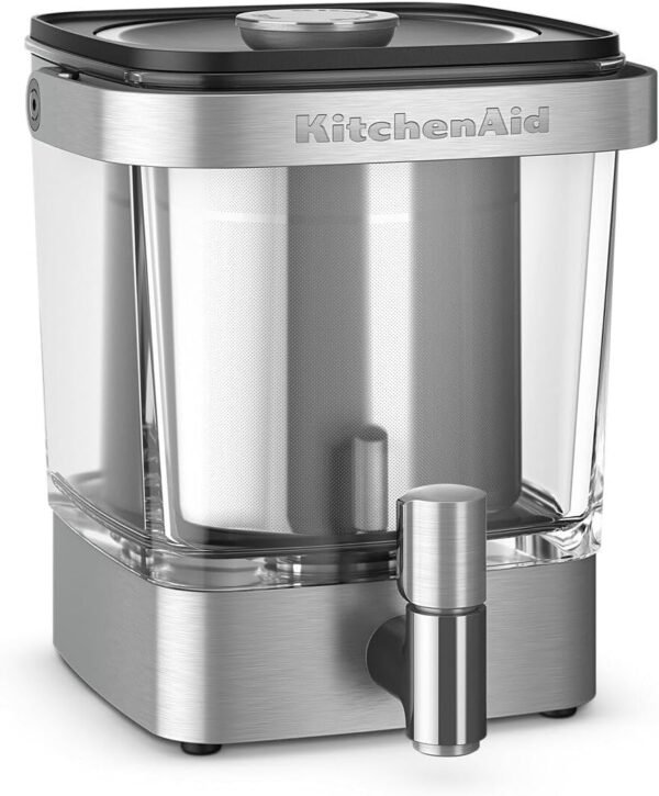 KitchenAid KCM5912SX Cold Brew Coffee Maker 38 Ounce Brushed Stainless Steel KitchenAid KCM5912SX Cold Brew Coffee Maker 38 Ounce Brushed Stainless Steel