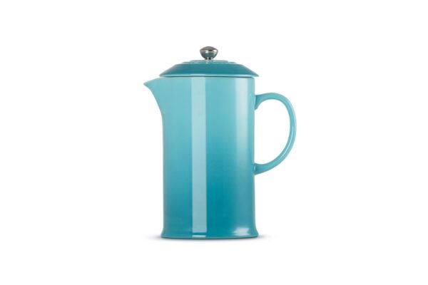 Le Creuset French Press Review Premium Stoneware Coffee Maker Caribbean Color Le Creuset French Press Review Premium Stoneware Coffee Maker Caribbean Color