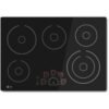LG 30" BLACK RADIANT ELECTRIC SMOOTHTOP COOKTOP WITH SMOOTHTOUCH CONTROLS LCE3010SB LG 30" BLACK RADIANT ELECTRIC SMOOTHTOP COOKTOP WITH SMOOTHTOUCH CONTROLS LCE3010SB