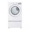 LG 7.4 Cu. Ft. White Gas Dryer - DLG3401W