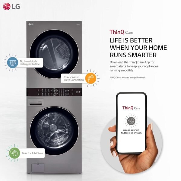 LG WashTower WKE100HVA Review Ultra Large Capacity Washer Dryer Combo Insights