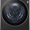LG WM4000HBA 4.5 Cu. Ft. Capacity Smart Washer with TurboWash - Black Steel