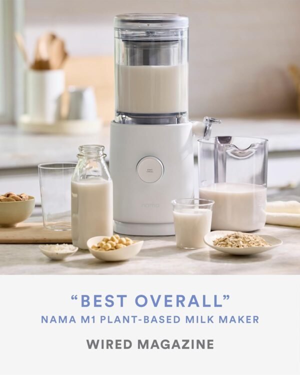 NAMA M1 Plant Milk Maker Review Creamy Homemade Nut Milk Machine Innovation