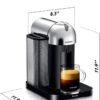 Nespresso Vertuo Coffee Maker Review Breville Chrome Single Serve Espresso Machine Performance