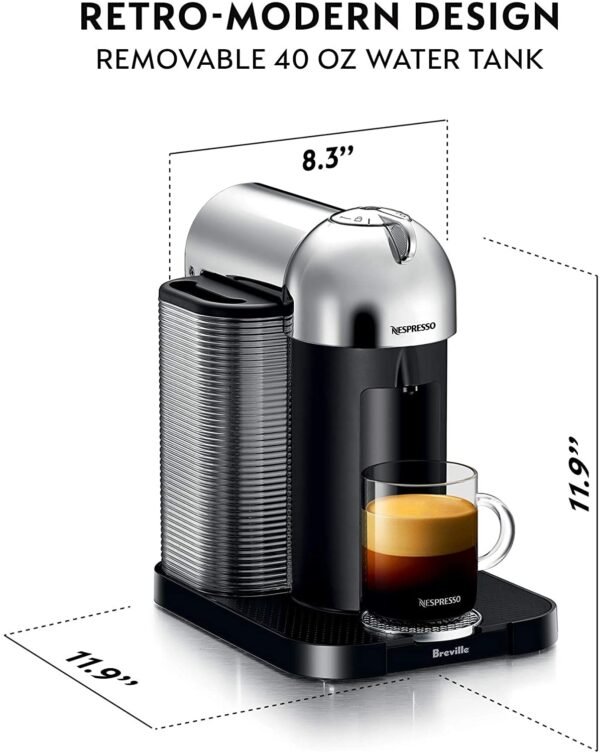 Nespresso Vertuo Coffee Maker Review Breville Chrome Single Serve Espresso Machine Performance