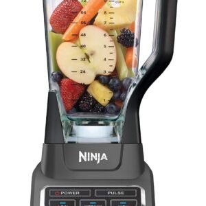 Ninja BL610 Professional 72 Oz Countertop Blender with 1000-Watt Base and Total Crushing Technology for-Smoothies, Ice and Frozen Fruit, Black