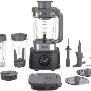 Ninja CO401B Foodi Power Blender Ultimate System with 72 oz Blending & Food Processing Pitcher, XL Smoothie Bowl Maker and Nutrient Extractor* & 7 Functions, Black