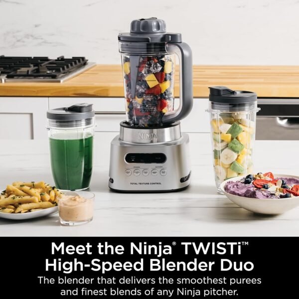 Ninja SS151 TWISTi Blender Duo Review High-Speed Smoothie Maker with SmartTORQUE Technology Ninja SS151 TWISTi Blender Duo Review High-Speed Smoothie Maker with SmartTORQUE Technology
