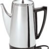 Presto 02811 12-Cup Stainless Steel Coffee Maker with 1 Year Extended Warranty