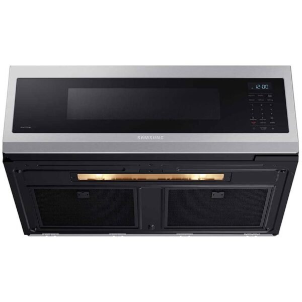 Samsung Over-the-Range Microwave ME11A7510DS Review Reveals Slim Design and Powerful Ventilation Features