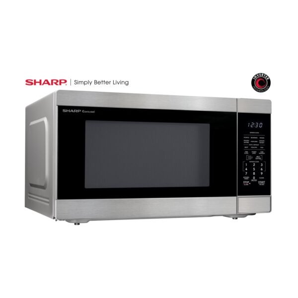 Sharp SMC2266KS Countertop Microwave Oven Review Powerful Family Size and Features