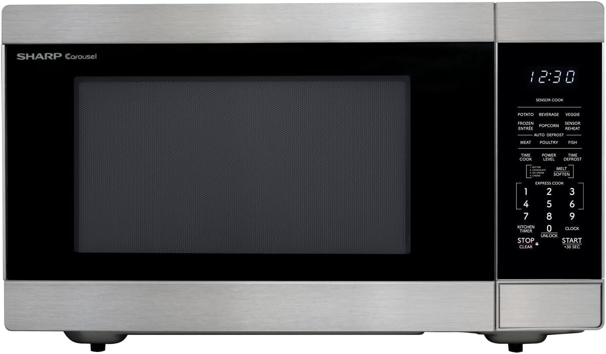 Sharp SMC2266KS Is a 1200W Inverter Microwave for $269 That Fits Two Dinner Plates