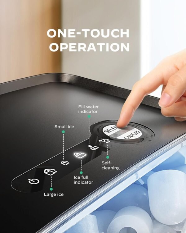 Silonn Countertop Ice Maker Review Fast Bullet Ice 26lbs Daily Portable Compact