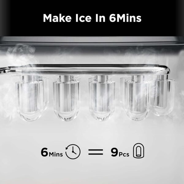 Silonn Countertop Ice Maker Review Fast Bullet Ice Production and Quiet Operation