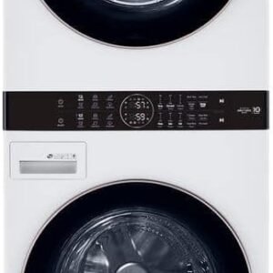 Single Unit Front Load LG WashTower™ with Center Control™ 4.5 cu. ft. Washer and 7.4 cu. ft. Electric Dryer