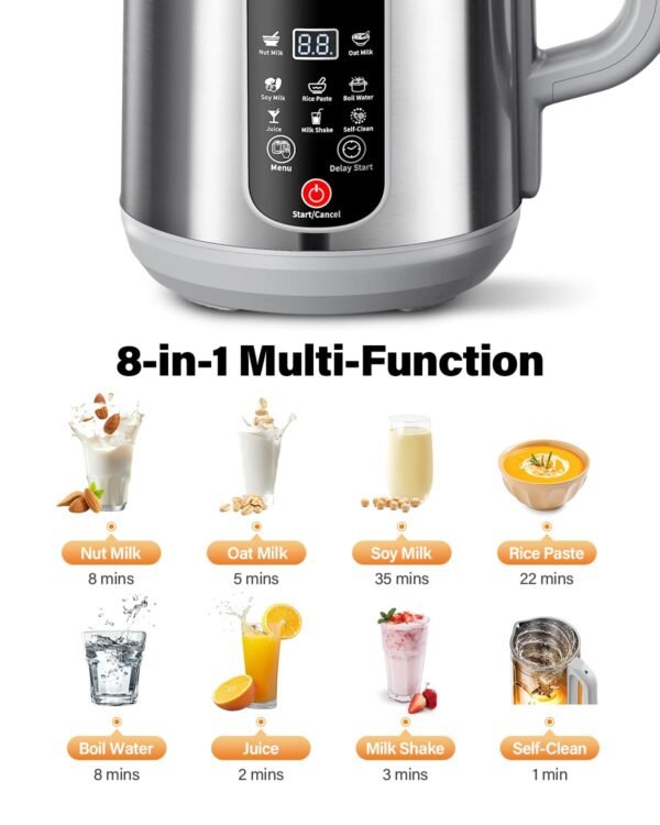 Versatile Nut Milk Maker KIDISLE Review Reveals Stainless Steel Quality and Features