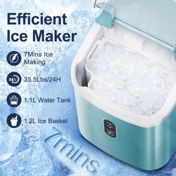 ZAFRO Portable Ice Maker Review Fast Nugget Ice Machine for Home Office Bar