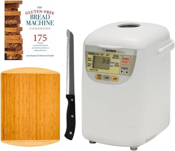 Zojirushi BB-HAC10 1-Pound-Loaf Programmable Breadmaker Gluten-Free Bundle