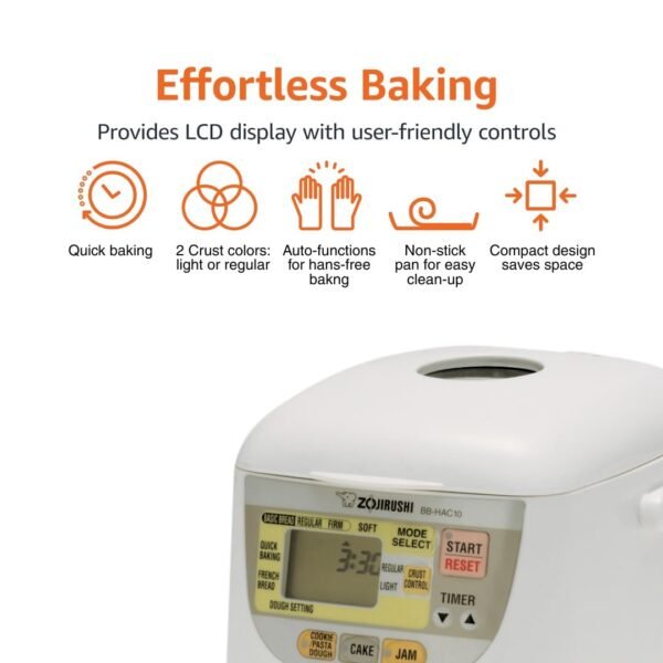 Zojirushi BB HAC10 Breadmaker Review Compact 1-Pound Loaf Gluten-Free Baking Wonder