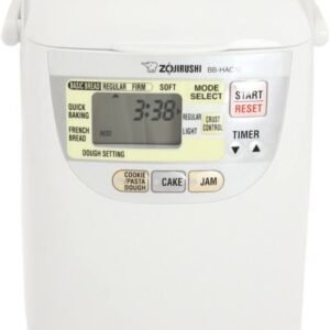 Zojirushi BB-HAC10 Home Bakery 1-Pound-Loaf Programmable Mini Breadmaker, White